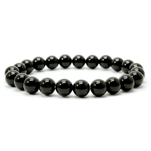 onyx noir bracelet billes 8mm