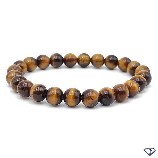 oeil de tigre bracelet billes 8mm