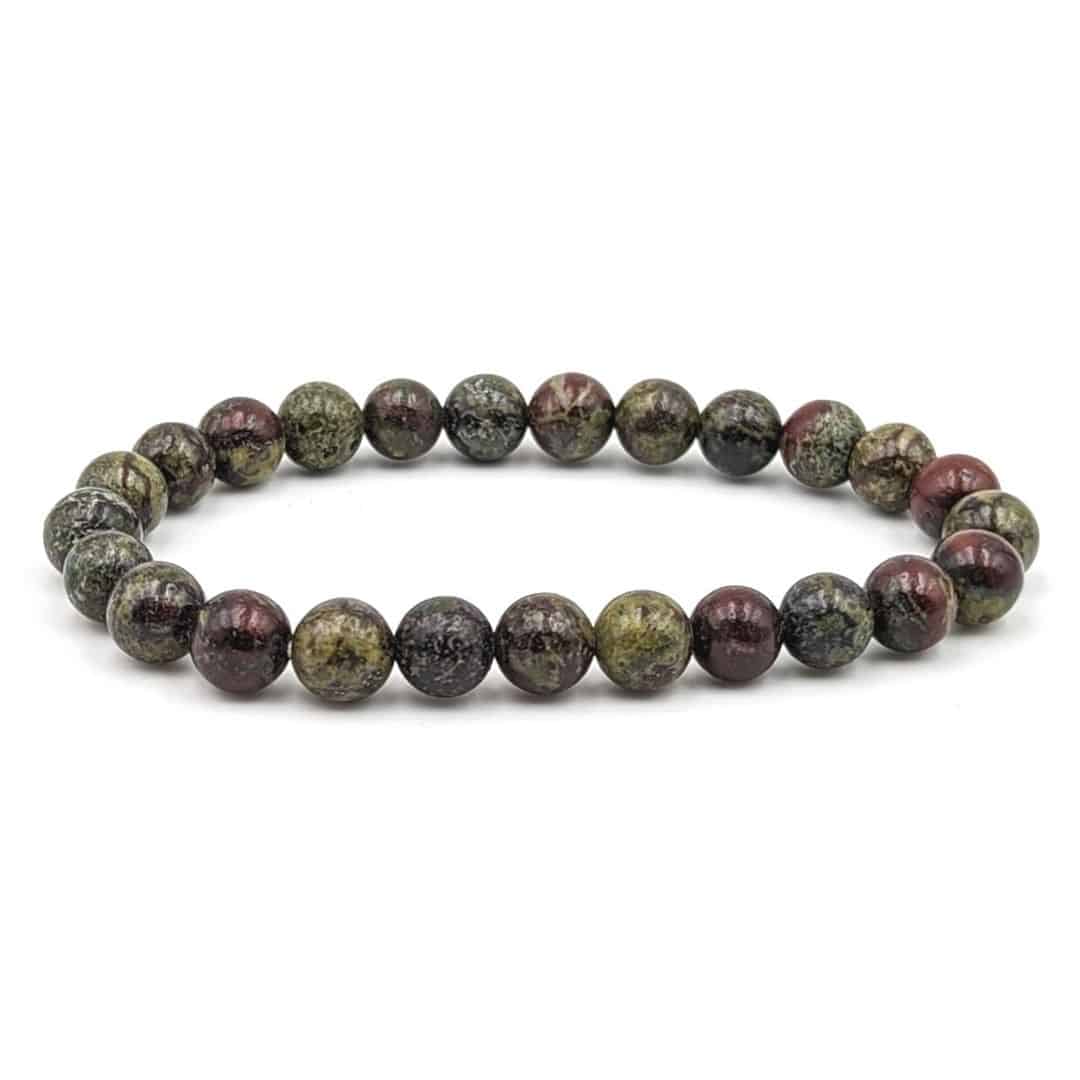 bracelet pierre semi-precieuse jaspe de sang de dragon